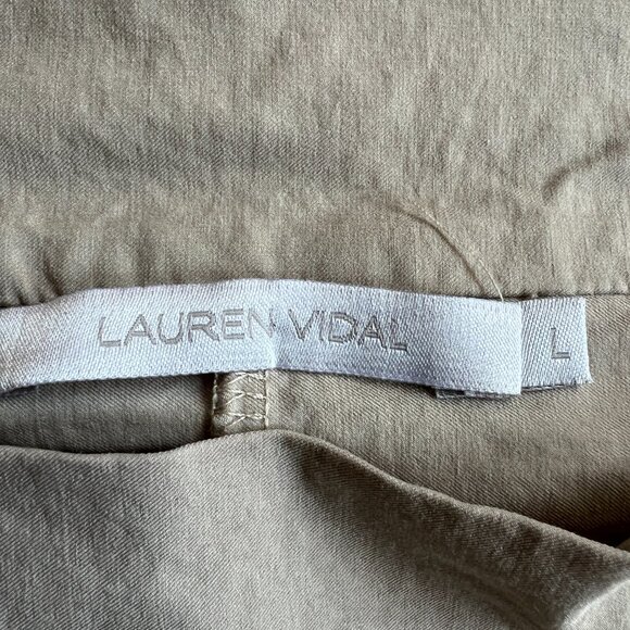 Unique Lauren Vidal Sofia Sleeveless Dress Jackie O Collar Size L Made in Italy - Picture 9 of 10